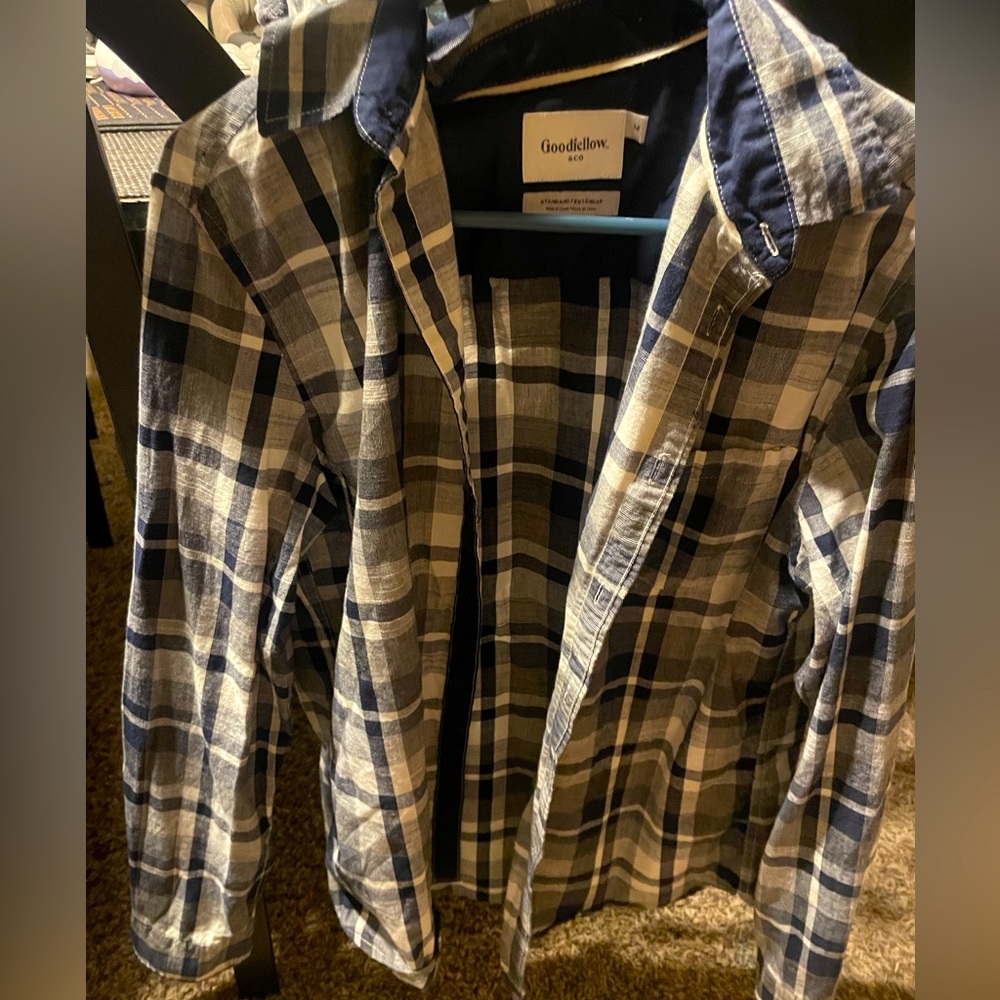 Plaid Button-up